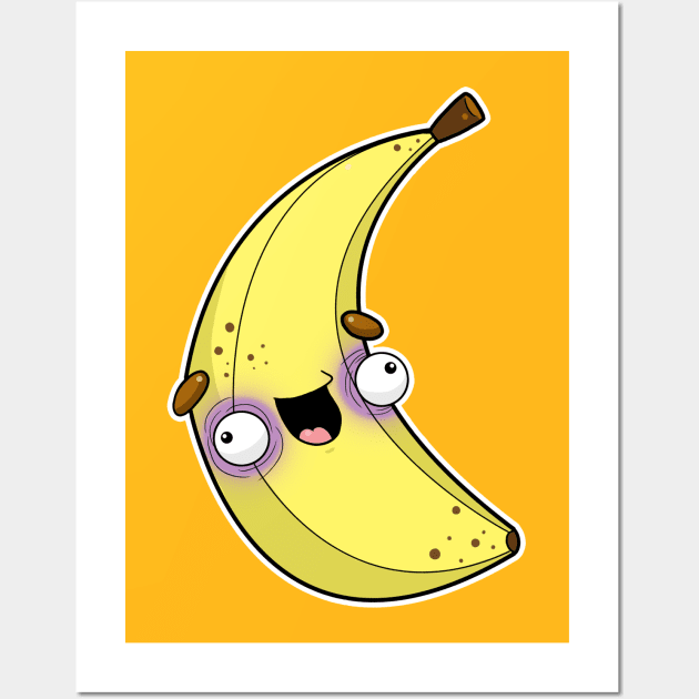 Creepies - Banana Wall Art by Creepies